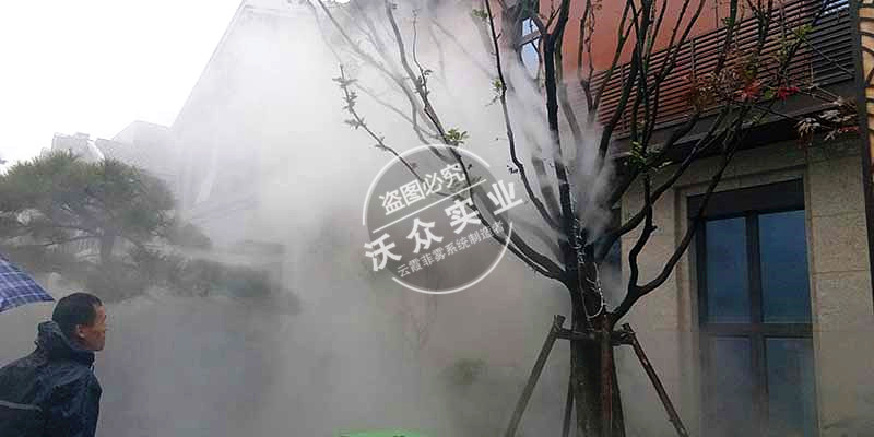 柘城蓉湖壹號(hào)人造霧項(xiàng)目